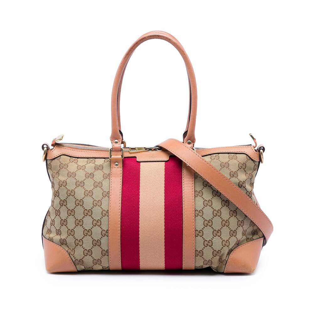 Gucci Vintage Web Convertible Tote Gg #316159G73B